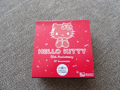 FRANCE 10 EURO coin 2024 - 50 Years Hello Kitty JAPAN silver Proof