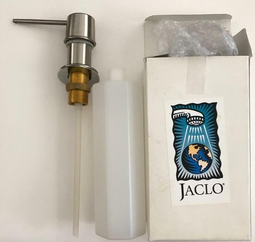 Jaclo Heavy Duty Pump Soap or Lotion Dispenser Deck Mounted 6025 SN Satin Nickel