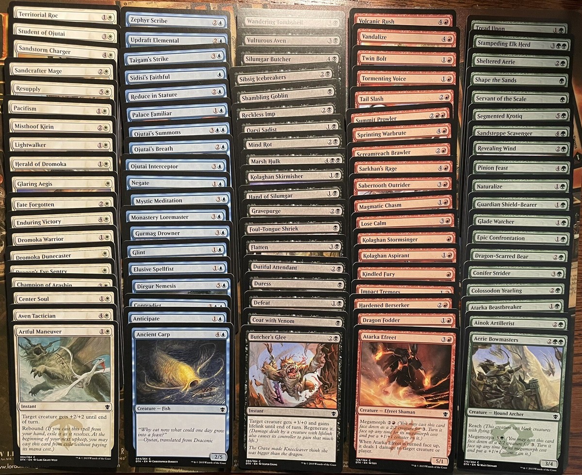 Ojutai Monument 2x FOIL DTK MTG Dragons of Tarkir Uncommon MINT artifact Ojutai Monument 2x FOIL DTK MTG Dragons of Tarkir Uncommon MINT artifact