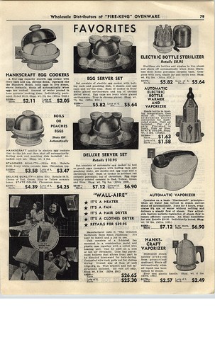 1952 PAPER AD Hankscraft Egg Cooker Server Set Silex Coffee Maker Deluxe