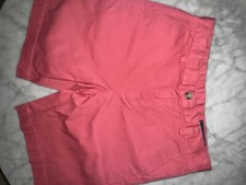 Vineyard Vines Boy's Shorts Red/Pink Size 10 - 8" Flat Front