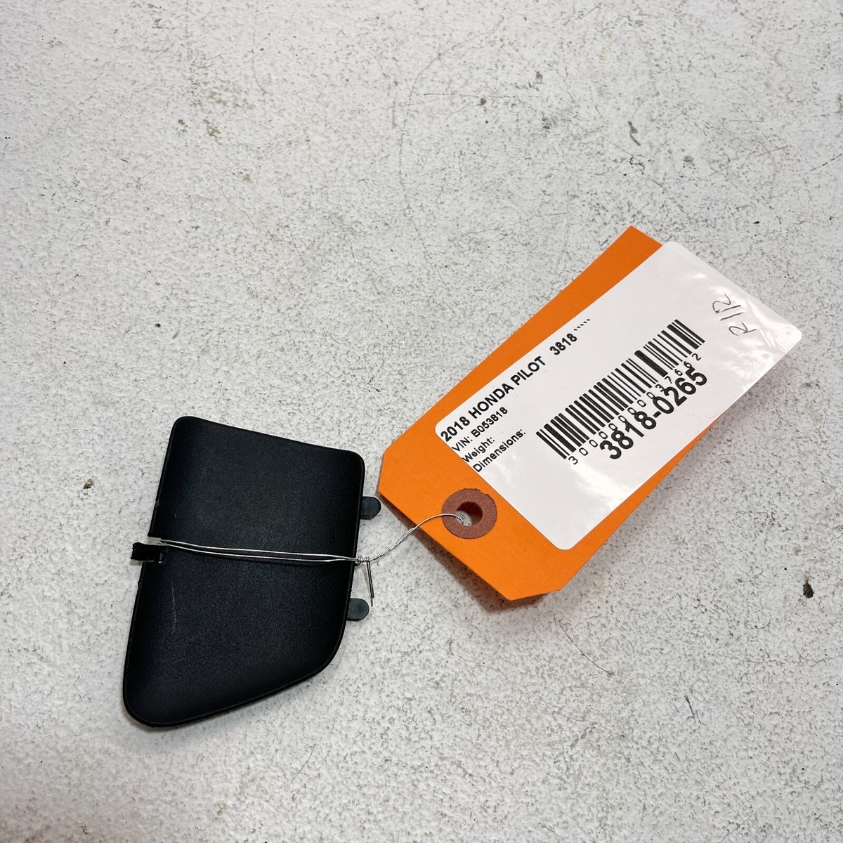 2016 - 2020 Honda Pilot Rear Passenger Side Door Inner Handle Trim