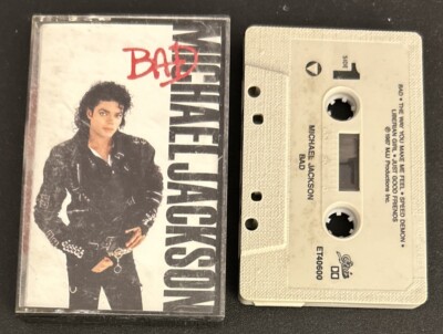 Michael Jackson Bad Cassette Way You Make Me Feel Man In Mirror Smooth Criminal