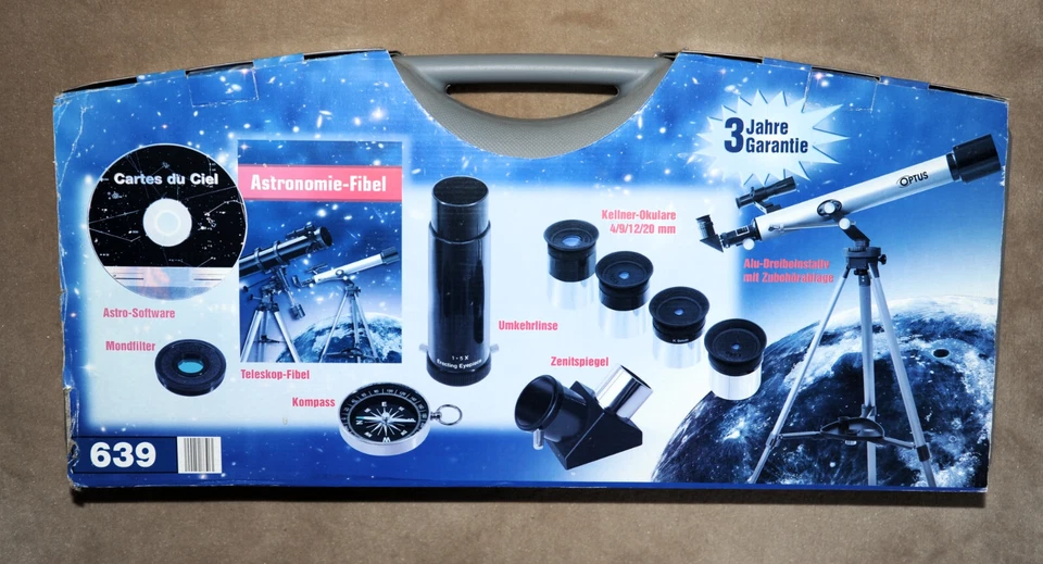 Teleskop, im Hartschalenkoffer, Vergrösserung 35x-262x, NEUWERTIG - Bild 2 von 4