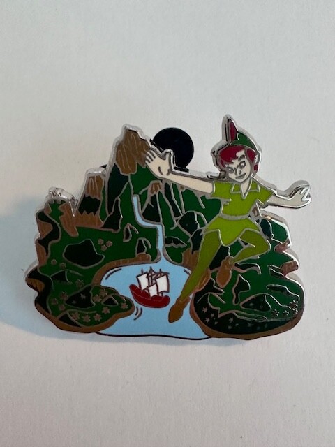 Peter Pan Flying Over Neverland Disney Parks Booster Pin Set Disney Pin 2019 (A0