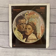 CASABLANCA Humphrey Bogart Bergman NEW STILL SEALED Slectavision Videodiscs   