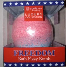 NEW! GINGER LILY FARMS (7 Oz.) Luxury Collection ●FREEDOM● Big Bath Fizzy Bomb.