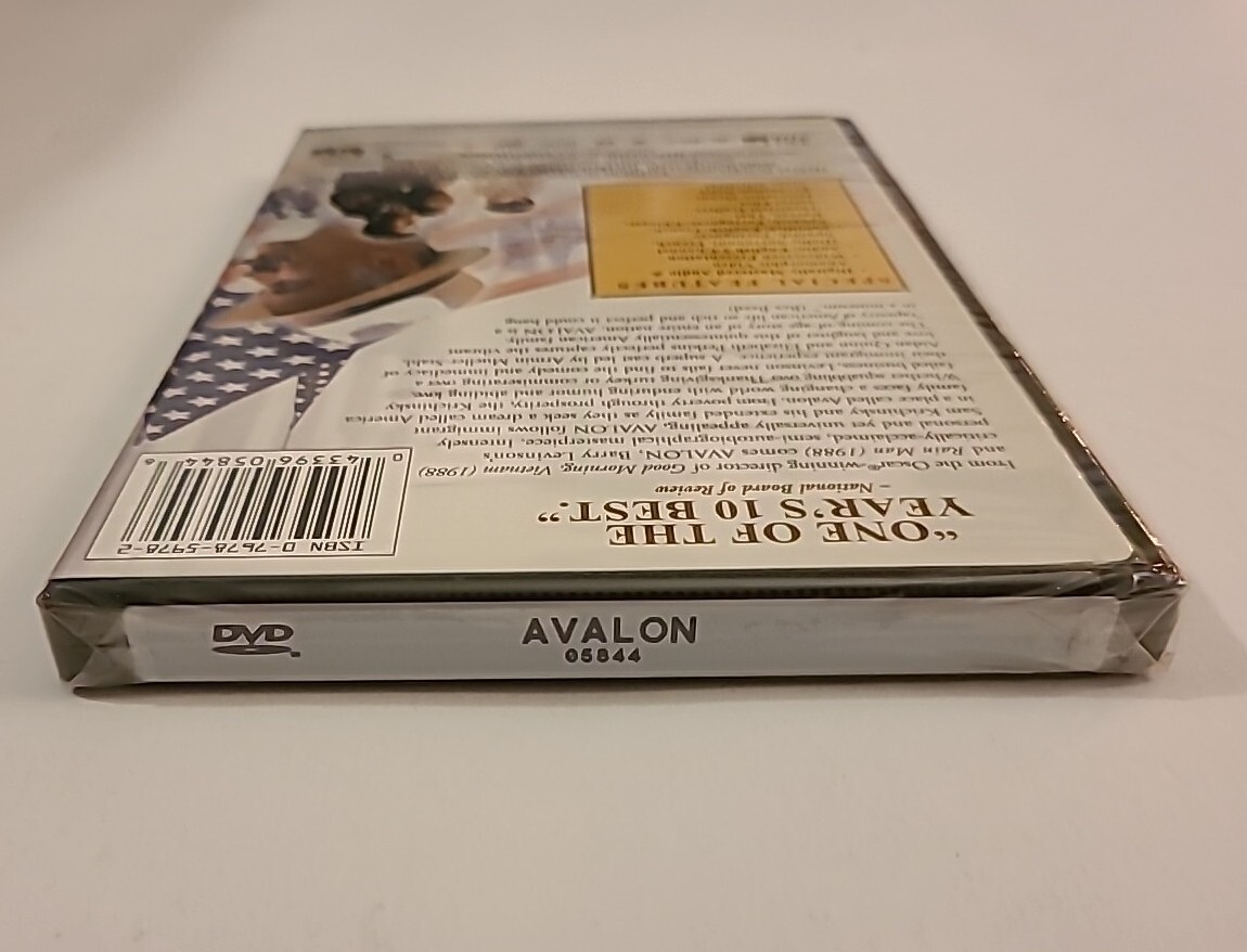 Avalon DVD 2001 Barry Levinson Film NEW SEALED Aidan Quinn, Elizabeth