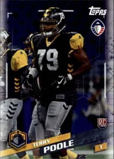 2019 Topps Alliance of American AAF Football Base Singles (Pick Your Cards)