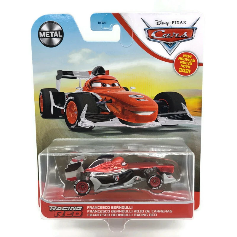 Disney Pixar voitures de course rouge Francesco Bernoulli jouet moul sous press