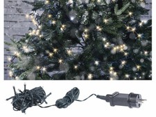 Guirlande lumineuse pour intérieur et extérieur - Blanc chaud - 16 m - Lunartec