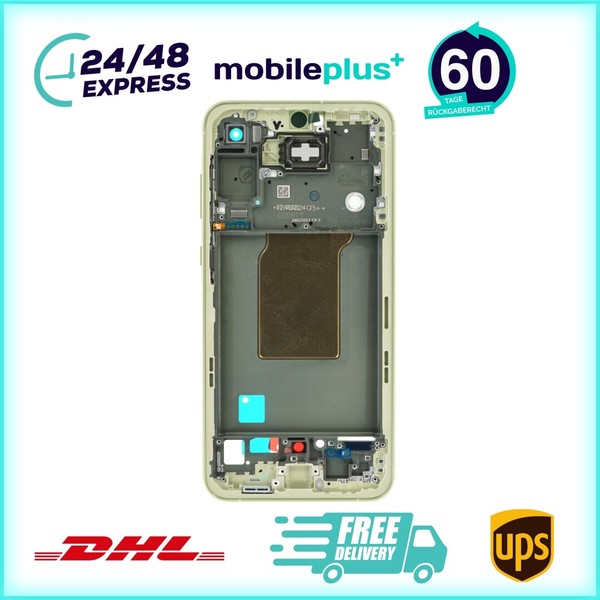 Original Mittelrahmen FüR Samsung Galaxy A55 SM-A556 Gelb GH82-34309D-image
