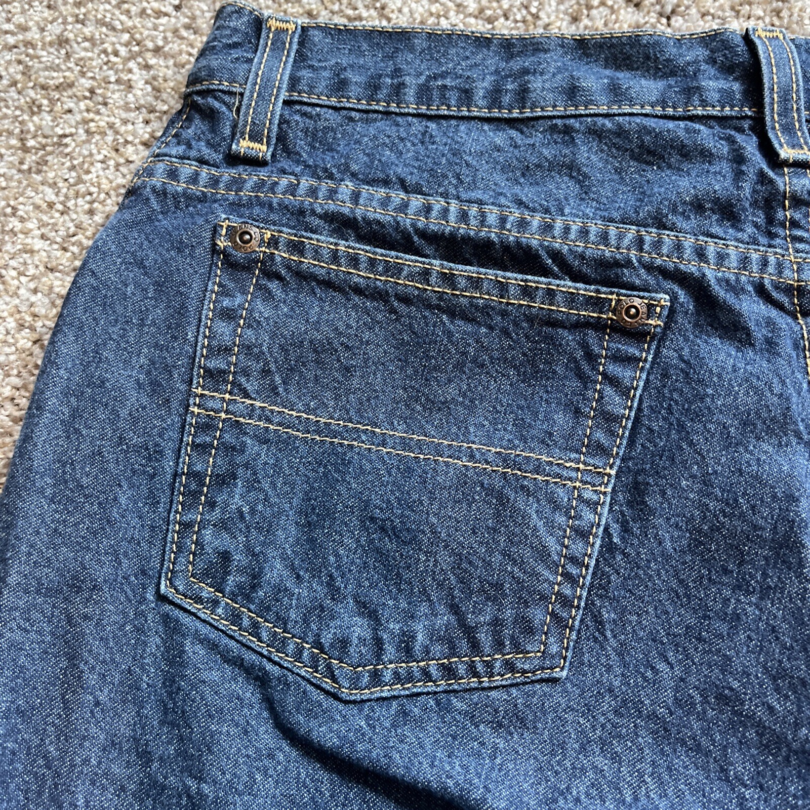 Polo Ralph Lauren Jeans Youth Boys 20H (32 X 28.5) Straight Leg Dark Wash - View 12