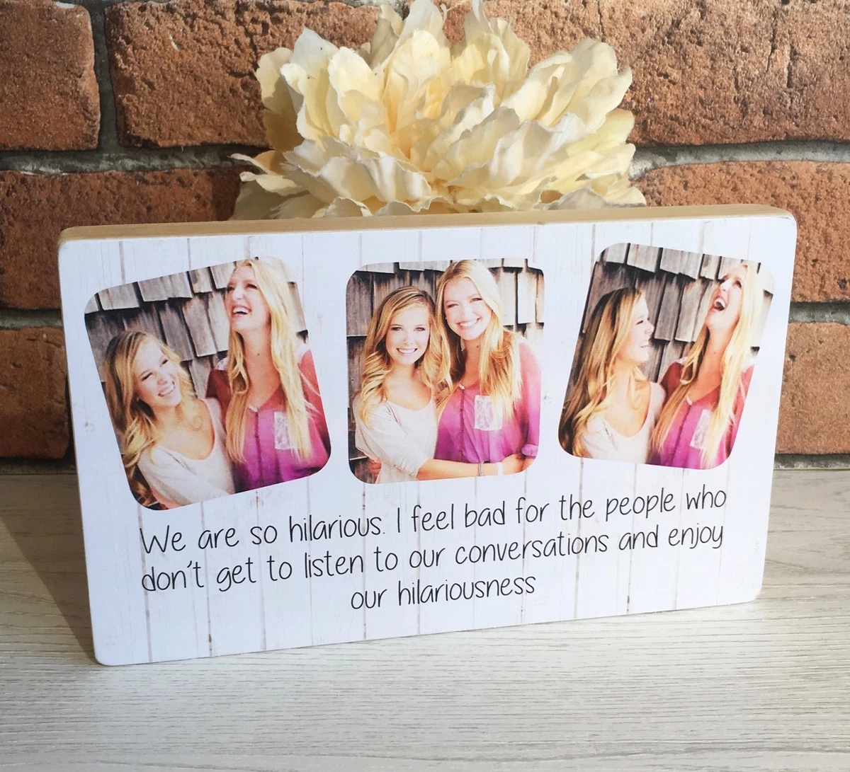 Funny Best Friend Birthday Gift, Gifts for Friends, Friend Photo Frame,  Custom