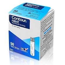 Contour Next Blood Glucose Test Strips Box of 50 100 200 300 - exp 11/30/2026