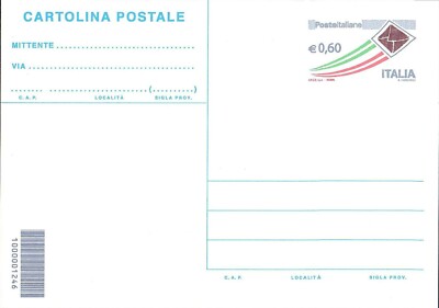 REPUBLIC 2009 IP ITALIAN POST ENVELOPE THAT STANDS OUT THE FLIGHT   0.60 FILAGRANO C263