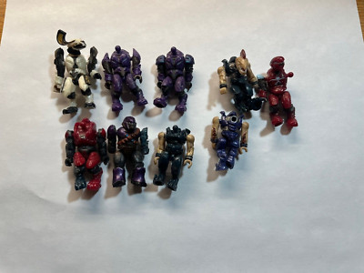 HALO Mega Bloks Construx Old Articulation Covenant Figures Elites/Jackals/Brutes