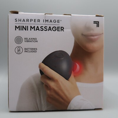 Sharper Image Mini Massager Travel Deep Tissue Massager Black Vibration | eBay Sharper Image Mini Massager Travel Deep Tissue Massager Black Vibration | eBay
