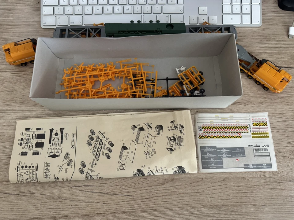 Kibri 1:87 H0 10128 Scheuerle Schwerlasttransport Trasformatore IN Guten Stato - Immagine 2 di 4