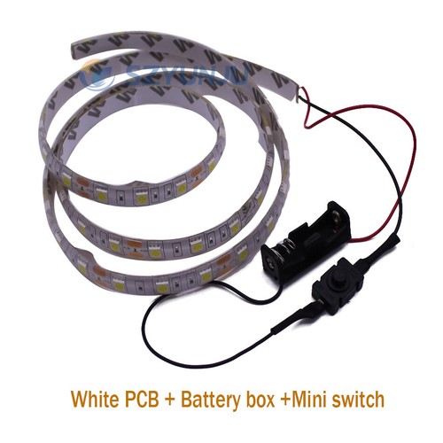 Switch Battery Powered LED strip DC12V 5050 Flexible led strip I65 waterproof - Picture 4 of 8