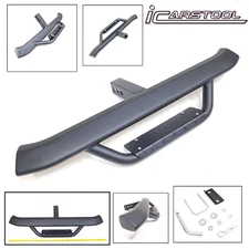 Black 37"L Heavy Duty Tow Hitch Step Bar Guard Drop Step For 2" Receiver Truck