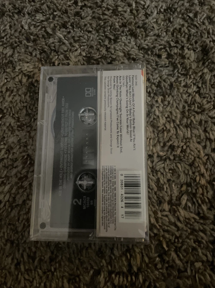 Ten Strait Hits ~ George Strait ~ Contemporary Country ~ Cassette ~ Good - Image 3 of 3