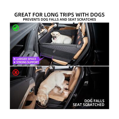 TKYZ Dog Car Seat for Medium Dogs,Back Seat Extender for Dogs