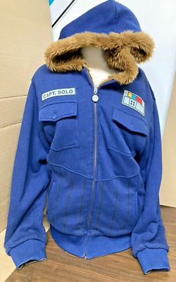 Star Wars Chewbacca / Hans Solo Reversible Jacket Hoodie Cosplay