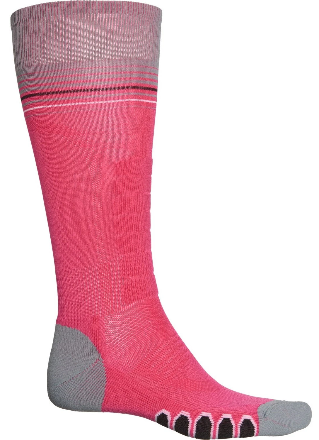 Chaussettes de ski Eurosock Made Italy ARGENT Supreme femme Drystat sur le mollet neuves avec étiquettes XS