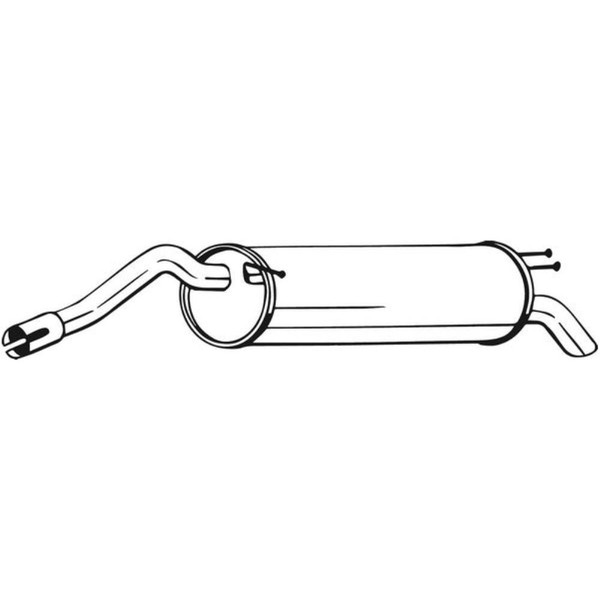 Bosal EndschalldäMpfer SchalldäMpfer Passend FüR Fiat Stilo 148-345-image