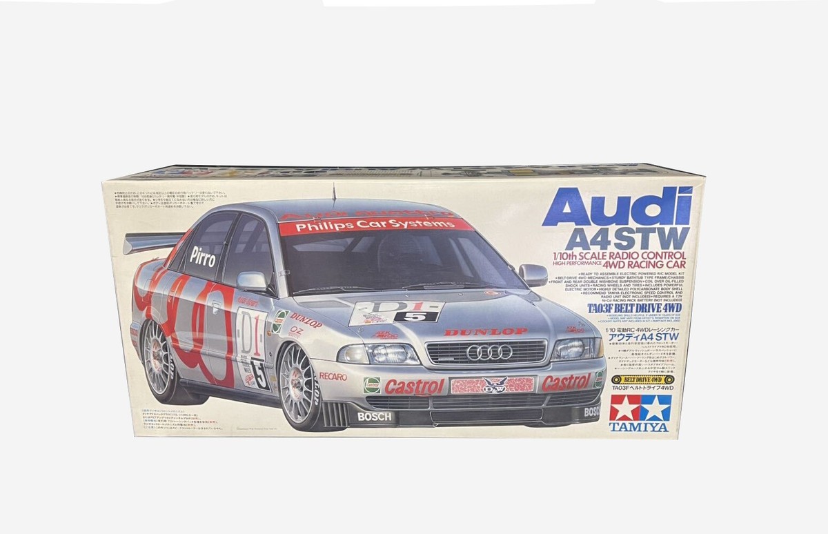 絶版　タミヤ　TA03 Audi A4 STW （OP付き） TAMIYA 58182 1/10 R/C Racing Car Audi A4 STW (TA03F Chassis