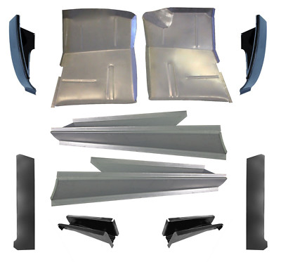 Extended 1973 1987 Chevy 10pc Cab Repair Kit X Rocker Cab Corner
