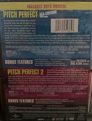 Pitch Perfect: Aca-Amazing 2-Movie Collection (DVD) New In Plastic