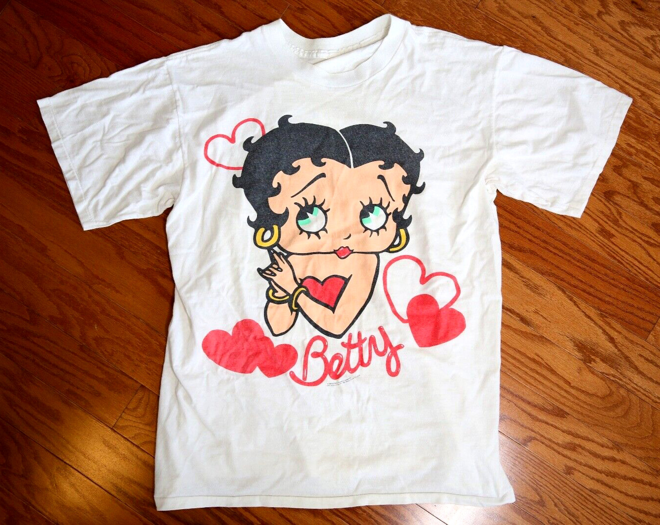 レア】90s BETTY BOOP Butterfly Tシャツ USA製 M メンズ - トップス