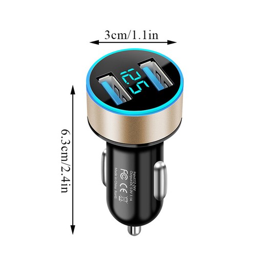 Accessoires De Voiture Chargeur Usb Chargeur De Voiture Rapide Adaptateur De ~ - Zdjęcie 2 z 19