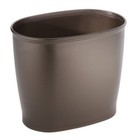 iDesign Kent Oval Bath Trash Can Bronze