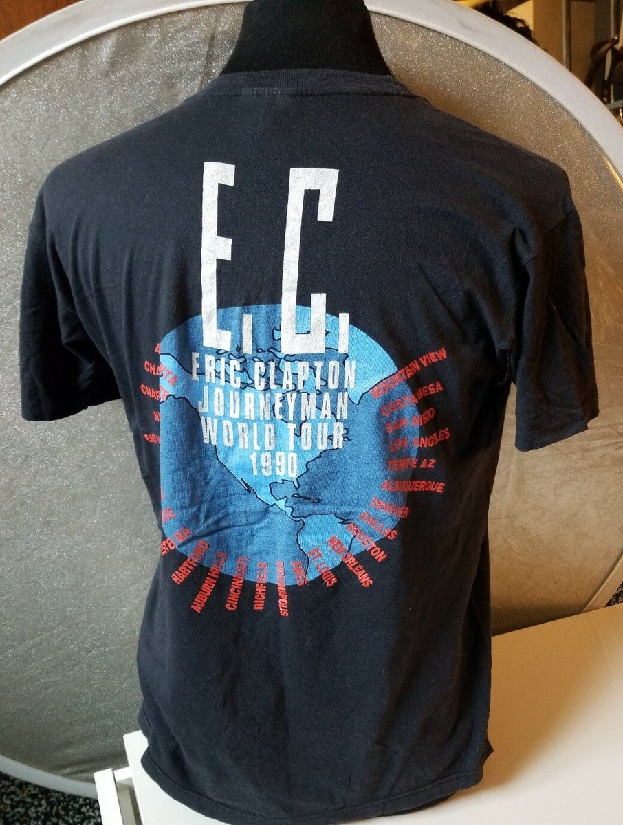 ERIC CLAPTON JOURNEYMAN TOUR 1990 Tシャツ L