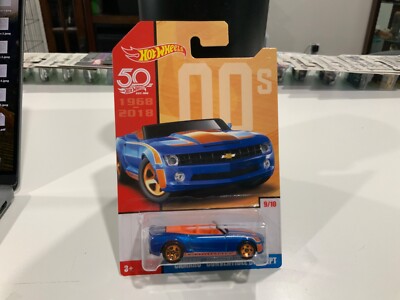 HOT WHEELS DECADES 9/10 CHEVY CAMARO CONCEPT CONVERTIBLE
