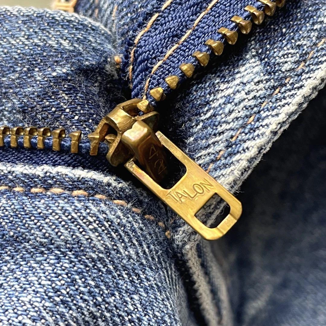 Warehouse Lot1105 Size 33 W33 L34 Buffalo Patch TALON Chain Stitch Ship in  Japan