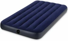 INTEX Inflatable Air Bed Mattress Camping Blue Twin Size Classic Downy Sleepover