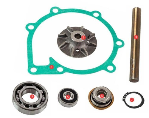 Poulie d'alternateur double pour Volvo Penta 841812 pour AD31 AD41 AQAD30 AQAD40 AQAD41 AQD40