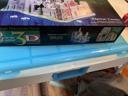 Puzz3D 3D Puzzle Alpine Castle 4436 Super Challenging 1000pc VTG 1994 Sealed New - Picture 5 of 9