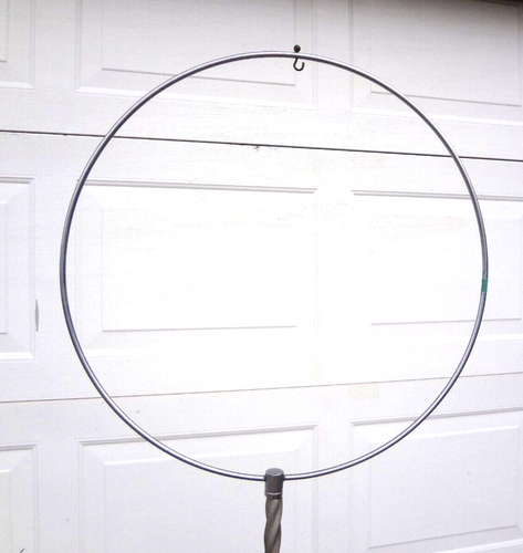 Vintage Antique Bird Cage Stand. Heavy Duty. Chrome Round Hoop. - 第 2/5 張圖片