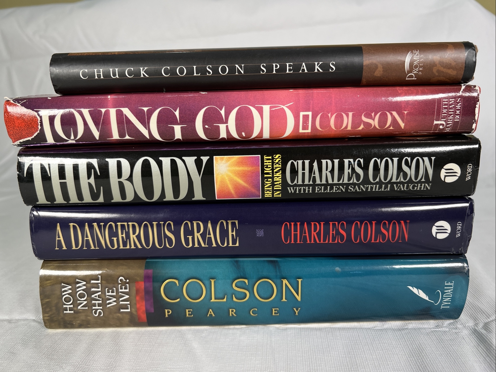 Lot Of 5 Charles Colson Christian Books Loving God, The
