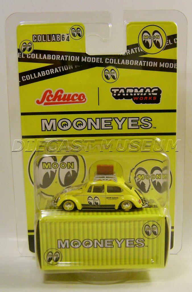 VW BEETLE BUG MOONEYES TARMAC WORKS SCHUCO COLLAB64 COLLABORATION