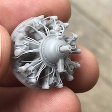 1/48 FAST FIX Resin R-2600 Highly Detailed Radial Engine Front w/Wires RFF48052