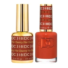 DND DC Match UV Gel + Nail Polish #318 Cherry Pie