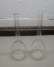 LOT OF 2 USED Pyrex Kimax 500ml Volumetric Science Lab 5580