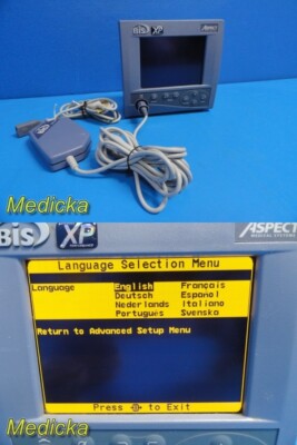 Aspect Medical A-2000 Bis-XP Monitor W/ DSC-XP Module & Interface Cable ~ 36681