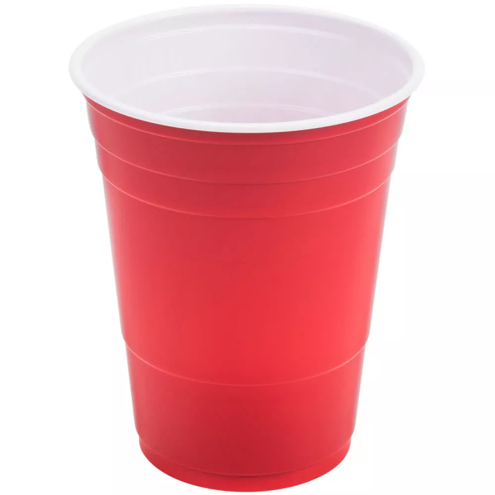 RED BEER CUPS 16OZ